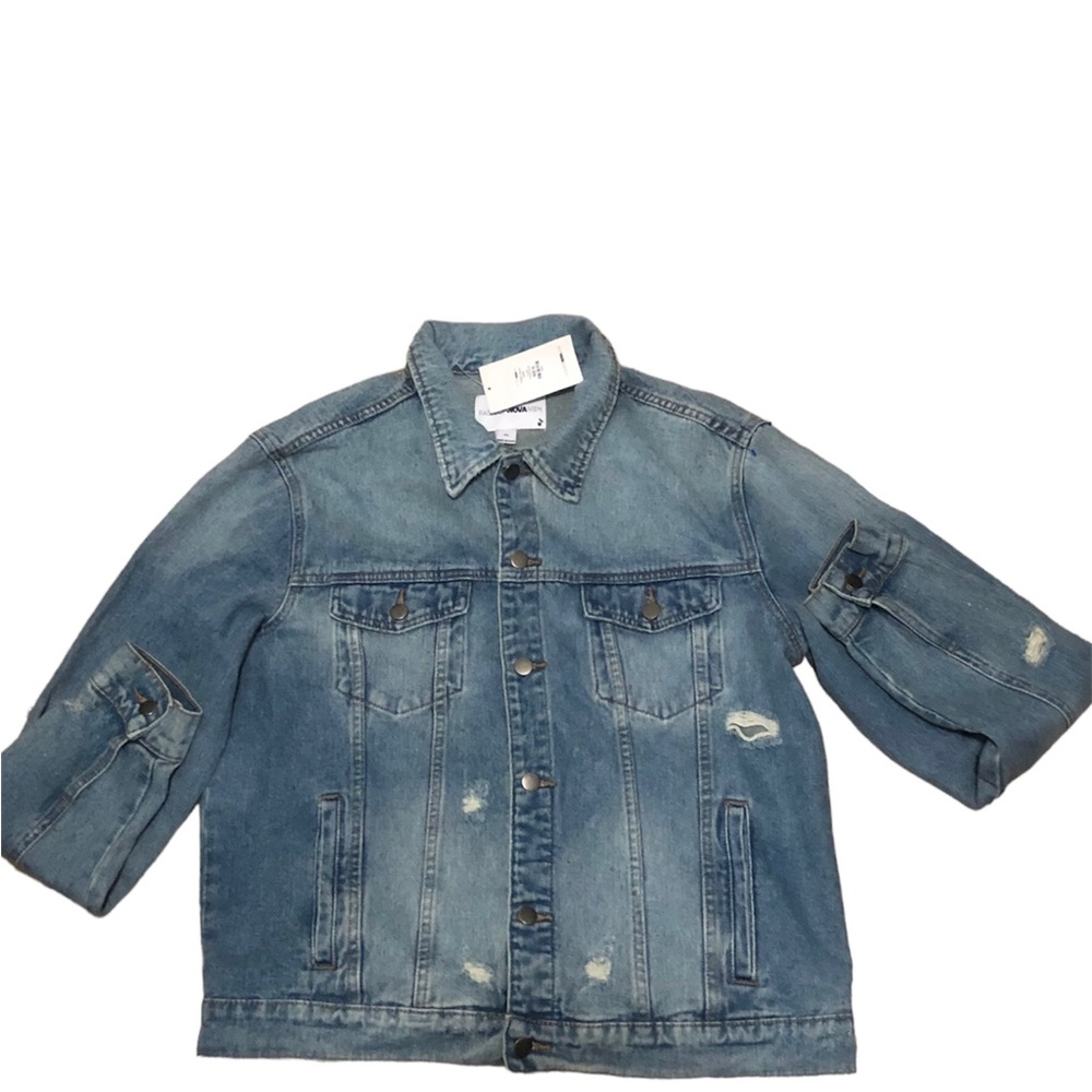 Fashion nova jean jacket size xl men